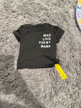 Kids Black 'Mad Love For My Mama' Graphic Tee